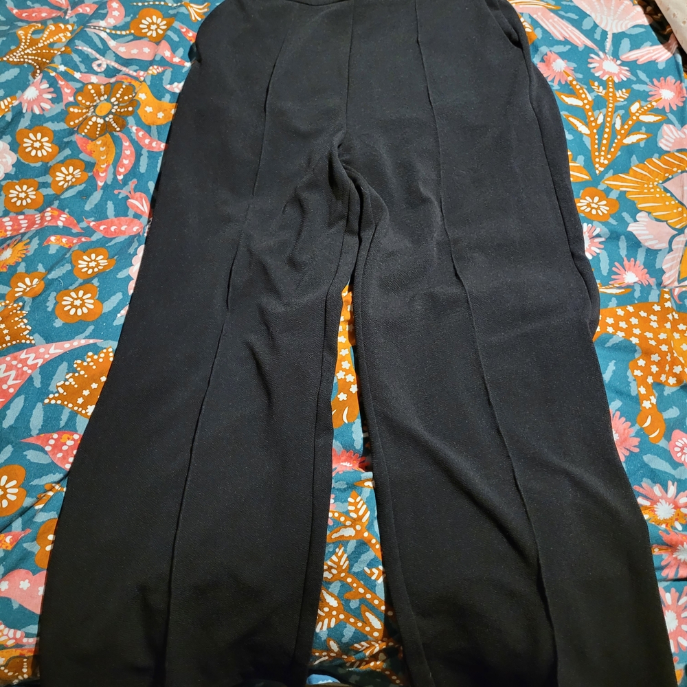 Vero Moda Elegant Stretchy Black Trousers in XL, 31 Inseam, 34 Waist